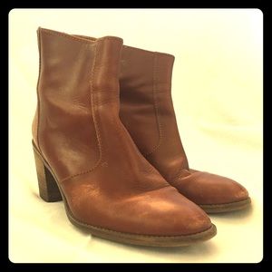 Madewell Ames brown booties
